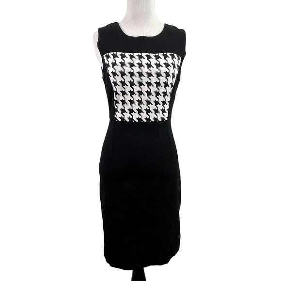 Kenneth Cole New York Dresses & Skirts - KENNETH COLE Black and White Houndstooth Dress